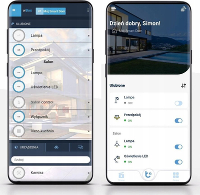 Компензатор за осветлување WiFi Simon S.54 Go DEW2W.01/43, 2x 5A, 230V, сребрен