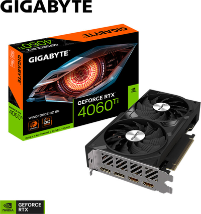 Kartelë grafike Gigabyte GeForce RTX 4060 Ti Windforce OC 8GB GDDR6