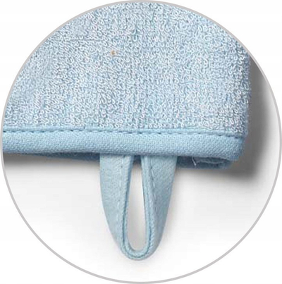 Leckë larje për bebe BabyOno Bamboo, bambus natyral, formë doreze, blu