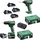 Set veglash pa kabllo Hikoki DS18DDWPZ WH18DDW2Z, 18V, 4 bateri Li ion, jeshile e zezë
