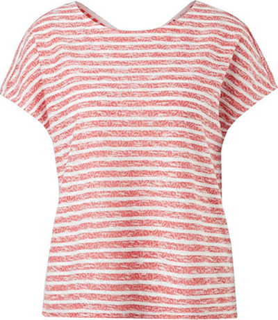 Maicë S.Oliver Loose Fit, kuq/bardhë, nr. 34