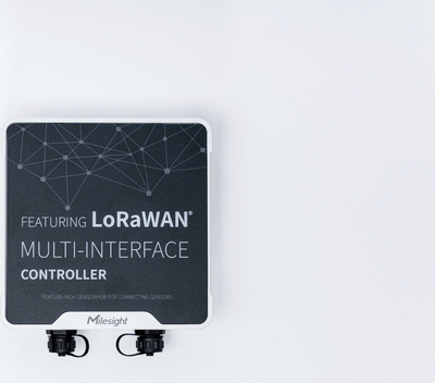 Kontrollus LoRaWAN Milesight UC502-868M, RS-485 RS-232, për jashtë, gri