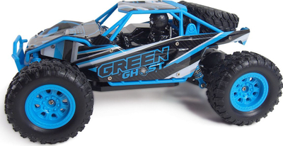 Makinë garash me pult Amewi Green Ghost, shkallë 1:24, motor elektrik 4WD, zi e blu