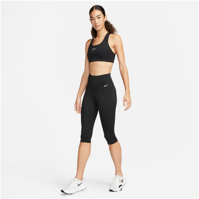 Спортски хеланки Nike One, висок струк, Dri-FIT, црни