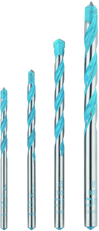 Set stërvitash Bosch Robust Line Cyl-9, 4 copë, shumëpërdorimëshe, gri