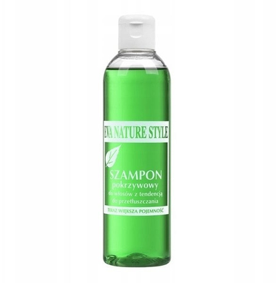 Shampo për flokë Eva Nature Style Nettle, për flokë me yndyrë, 250ml, jeshile