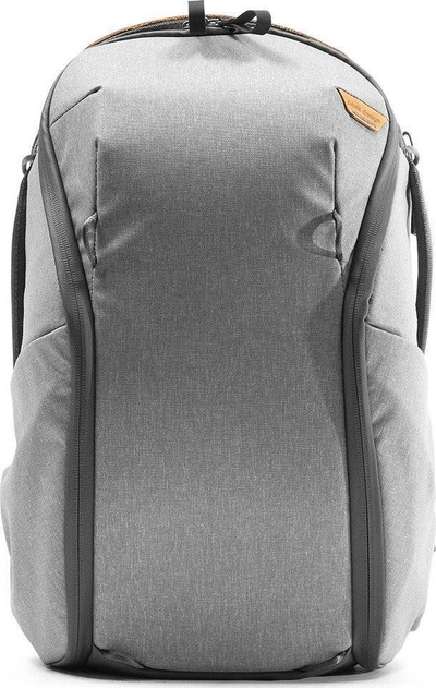 Çantë shpine Peak Design Everyday Backpack Zip 15L, për laptop 15", mban shiun, gri