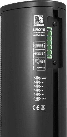 Колонски звучник Аудак ЛИНО10/B, 10 x 2\", професионален, црн