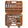 Set çelësash FORSTIME 108 pjesë, 1/4" dhe 1/2", 6-këndor, 4-32 mm