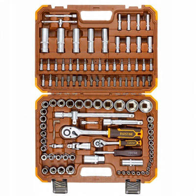 Set çelësash FORSTIME 108 pjesë, 1/4" dhe 1/2", 6-këndor, 4-32 mm