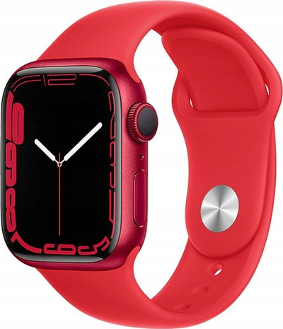 Rrip ore Forcell F-Design FA01 për Apple Watch, 42-49mm, silikon, i kuq