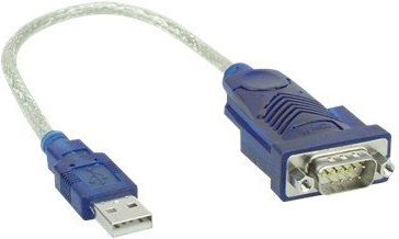 Adapter USB në RS-232 InLine 33304, 0.2 m, i bardhë