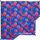 Mbulesë pikniku Waterproof Picnic Blanket, 150 x 150 cm, kundra ujit, shumëngjyrëshe