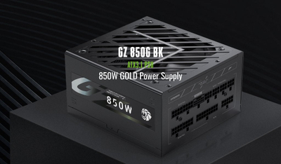 Furnizues energjie GameMax GZ 850G BK, 850W, 80 Plus Gold, modular, ATX 3.1, i zi