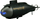 Nëndetëse me telekomandë Amewi Mini U-Boat 26037, RTR, me LED, blu