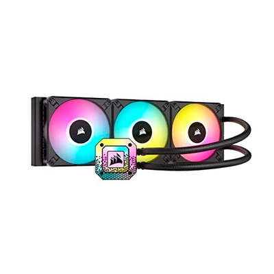 Ftohës uji për CPU Corsair iCUE H150i Elite Capellix XT, 360mm, RGB, i zi, i rinovuar