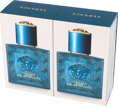 Set dhurate parfum Versace Eros, 2 x 30ml EDT, për burra