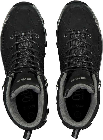 Këpucë mali CMP Rigel Mid M 3Q12947-73UC, me membranë ClimaProtect, me shollë FullOn Grip, të zeza