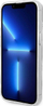 Kllapë telefoni Guess Metal Outline Magsafe GUHMP14MHTRMS, për iPhone 14 Plus 6.7", transparente, argjendi