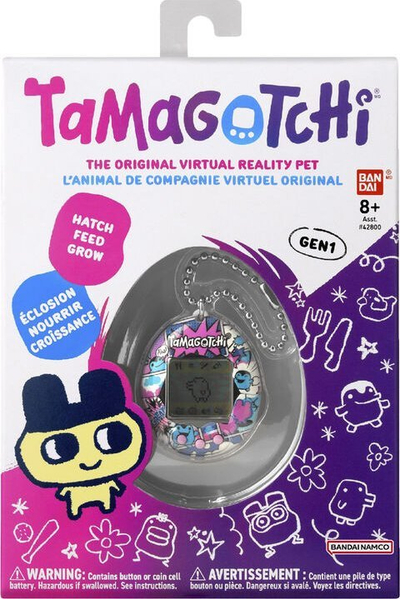 Lodër elektronike Tamagotchi Ginjirotchi Comic Book, interaktive, për kalamaj 8+