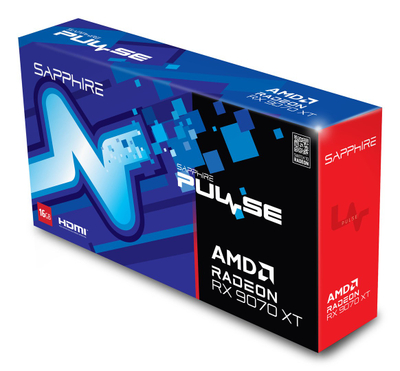 Графичка картичка Sapphire AMD Radeon RX 9070 XT Pulse, 16GB GDDR6, RDNA 4, црна