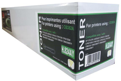 Toner kompatibël HP 824A H.824AY, CB382A, i verdhë