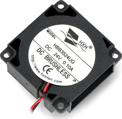 Ventilator ftohës për Flashforge Adventurer 4, 35x35x10mm, 24V DC, i zi