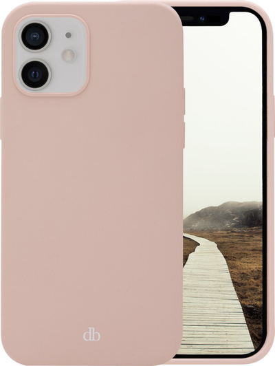 Kuti telefoni dbramante1928 Monaco për iPhone 12 12 Pro, MagSafe, Pink Sand