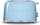Toster Smeg TSF01PBEU, 2 feta, blu e çelët