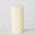 Qiri dekorativ Boltze Pearls, 14x7 cm, formë flluska, ngjyrë krem