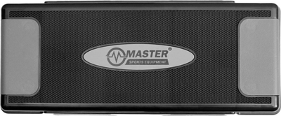 Step aerobik Master Step MAS4A130, 3 nivele lartësie, 150 kg, gri
