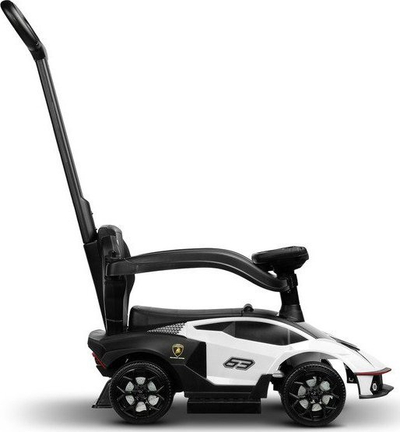Makinë lodër Toyz Lamborghini Essenza Ride On, për fëmijë 12-36 muaj, dorezë prindi, e bardhë