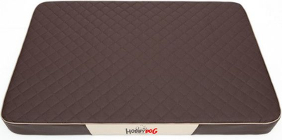 Dyshek për qen Hobbydog Premium Mattress L, Codura, lëkurë eko, kafe