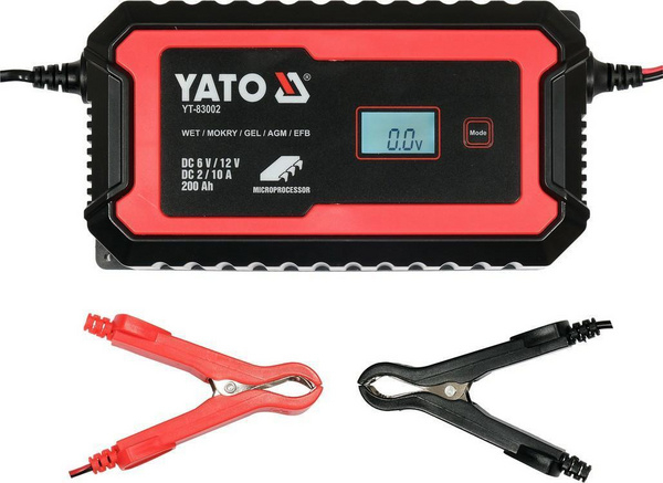 Karikues elektronik baterie Yato YT-83002, 6V 2A, 12V 10A