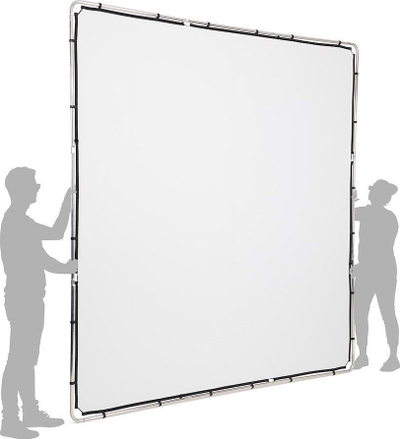 Set difuzori për fotografi Manfrotto Pro Scrim All in One, 2.9x2.9m, i bardhë