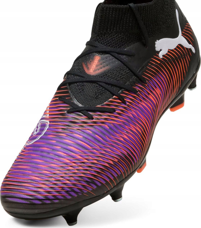 Këpucë futbolli Puma Future 8 Pro Soft Ground, për burra, të zeza