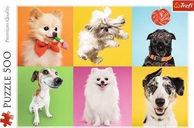 Puzzle Trefl: Dogs, 500 elemente