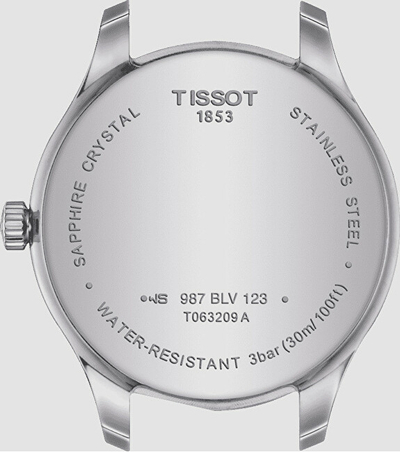 Orë për femra Tissot T-Classic Tradition 5.5 T063.209.11.058.00, e argjendtë