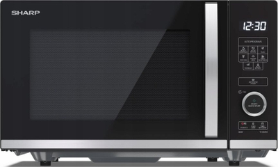 Mikrovalë Sharp YC-QS204AE-B, 1000W, panel dixhital, e zezë