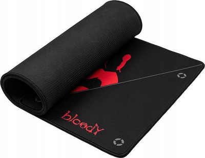 Mousepad A4TECH Bloody BP50L, tapet për maus prej tekstili, me bazë kundër rrëshqitjes, i zi