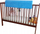 Mbrojtëse krevati HobbyGarden, 90 cm, material Alova, blu