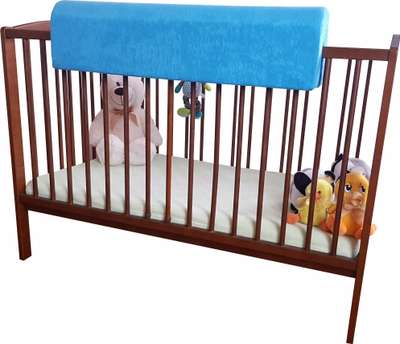 Mbrojtëse krevati HobbyGarden, 90 cm, material Alova, blu