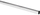 Tub oval çeliku Intercable, 30x15mm, gjatësi 1000mm, krom