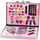 Set kozmetike për kalamajtë Lean Toys Unicorn, valixhe 30x23x6.5cm, 3+ vjeç, rozë me shumë ngjyra