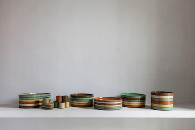 Set pjata ovale Revol Caractère, porcelan, 4 copë, të bardha