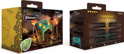 Kontroller pa kabllo Lexip SteelPlay Adventure, për Nintendo Switch, i zi