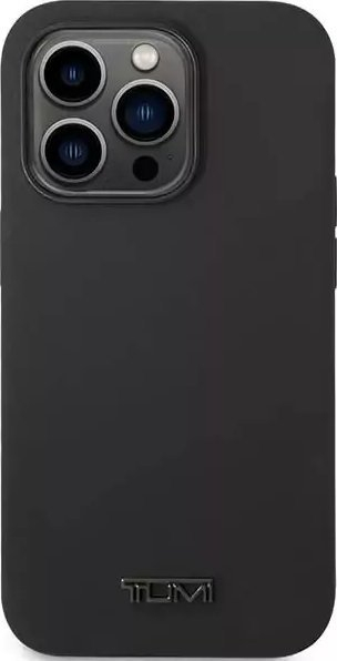 Kapak telefoni Tumi Liquid Silicone, për iPhone 14 Pro Max, silikon i butë, e zi