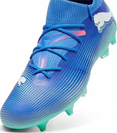 Këpucë futbolli Puma Future 7 Match MxSG 107933-01, për bar natyral, për burra, blu