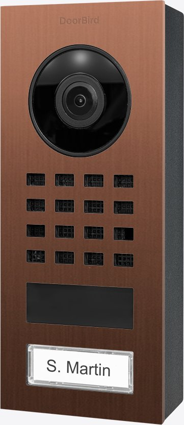 Videointerfon IP DoorBird D1101V, WLAN LAN, i bronztë
