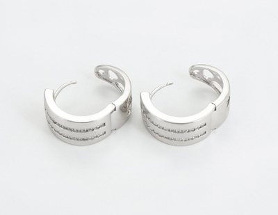 Set unazë, vathë të veshura në platin, UVPAB 15.70 mm